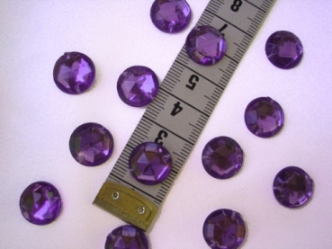 Acrylsteine 13 mm lila